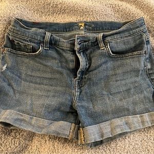 7 for all mankind shorts